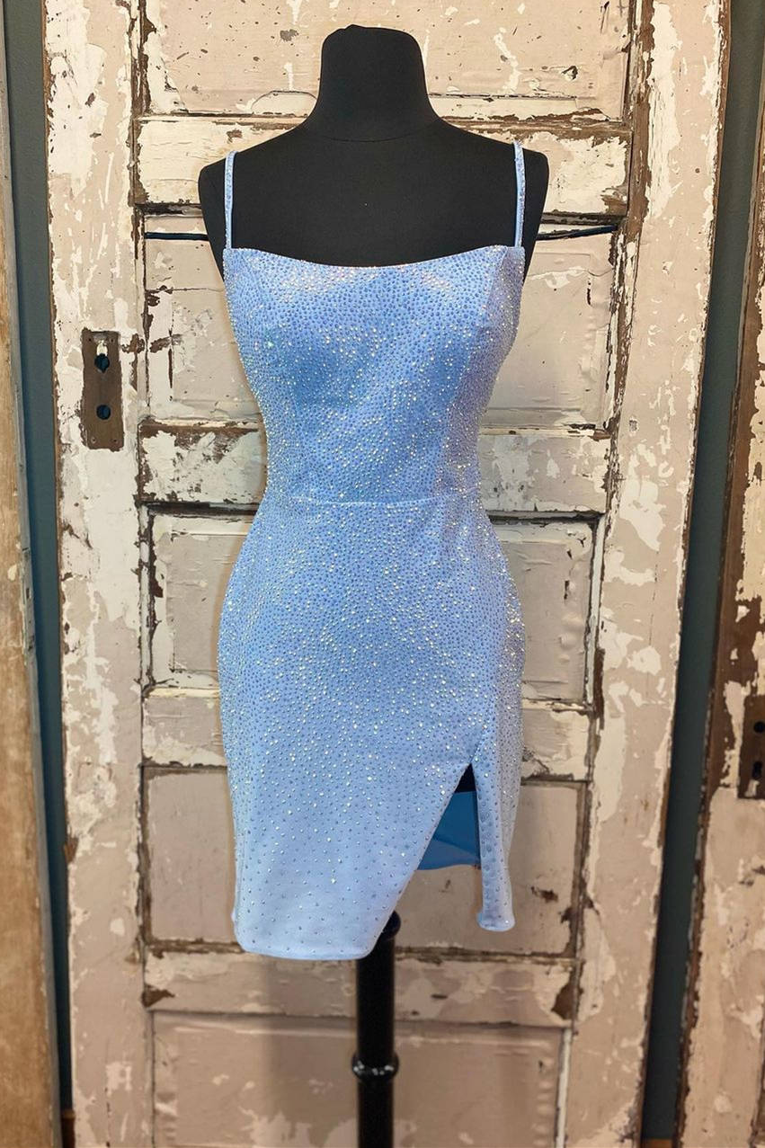 Vestido corto ajustado amarillo para fiesta de bienvenida, vestidos semi formales con cuentas de cristal