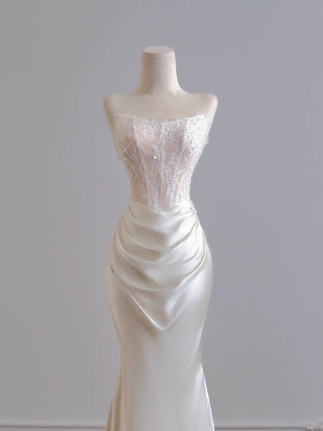 shopuniqlos--__xquisite lace long floor-length satin prom dress wedding dress gh5481