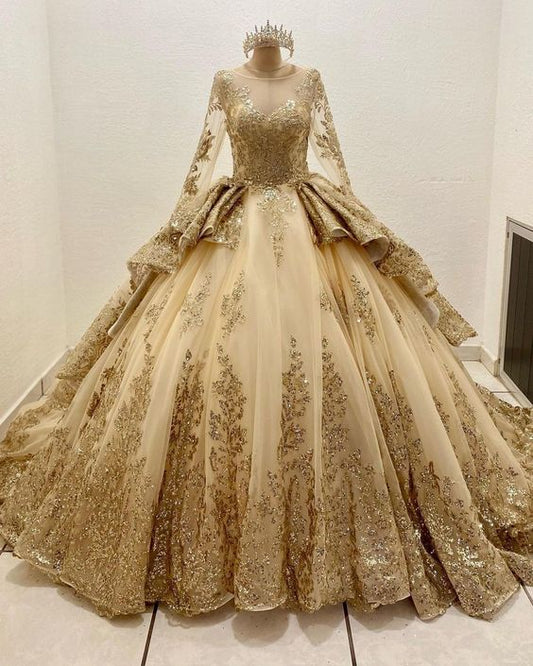 Hermoso vestido de quinceañera con bordado de cuentas, largo hasta el suelo, para fiesta de graduación, cumpleaños, noche, baile, TP4539