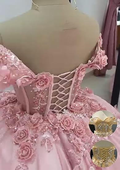 Vestido de fiesta modesto con hombros descubiertos, tul rosa ruborizado, vestidos formales de bienvenida, baile de graduación de octavo grado, vestidos cortos Hoco DH2596