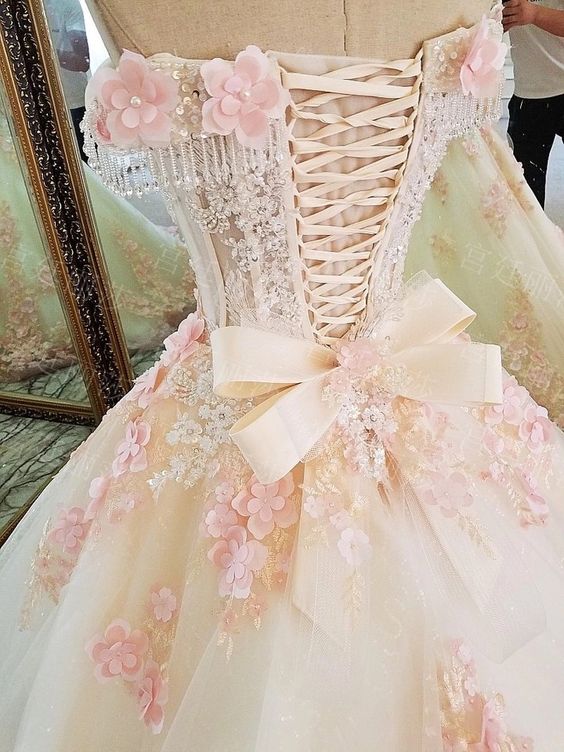 Elegante vestido de quinceañera rosa con apliques de corazón, largo hasta el suelo, para fiesta de graduación, cumpleaños, noche, baile, TP4418