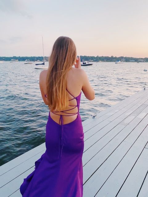 Purple Long Prom Dress, Formal Dress Graduation Dresses      fg3231