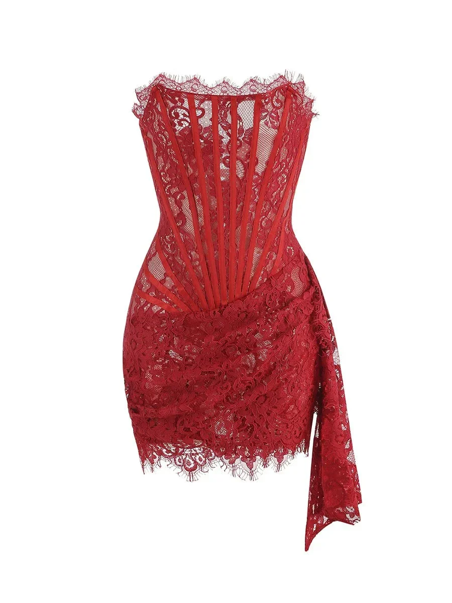 Sexy Black Lace Homecoming Dress Cocktail Dress SH1459