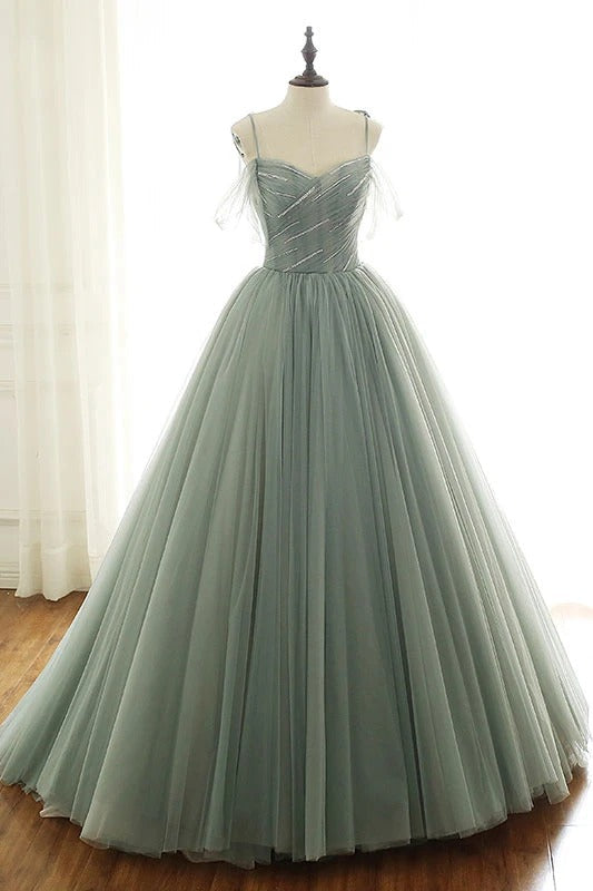 Vestidos de fiesta largos de tul románticos de Olivia, vestidos de fiesta para cumpleaños