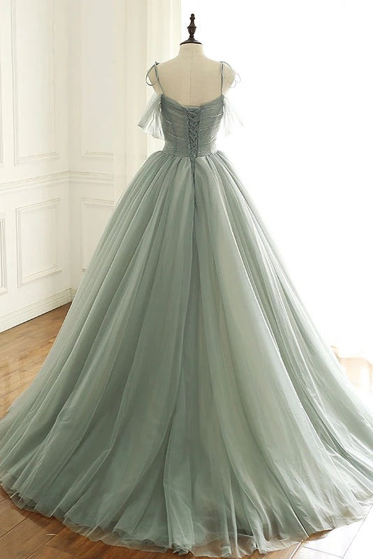 Vestidos de fiesta largos de tul románticos de Olivia, vestidos de fiesta para cumpleaños