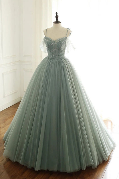 Vestidos de fiesta largos de tul románticos de Olivia, vestidos de fiesta para cumpleaños