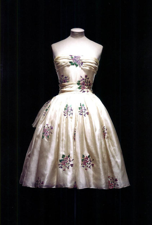 shopuniqlos--Exquisite Floral Mid-Length Chiffon Prom Dress hoco dress gh5558