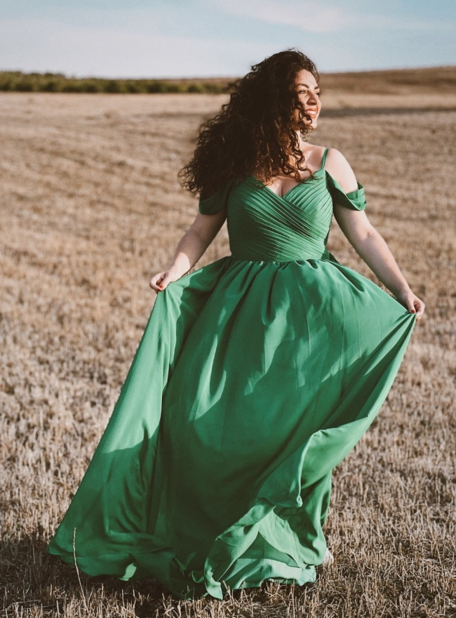 Elegant A Line Off the Shoulder Green Satin Long Prom Dress Evening Dress SH2016