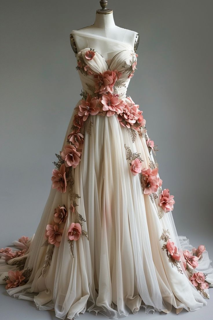 Vestidos de fiesta largos de gasa con escote corazón y un hombro, corte A, para novias glamurosas ED01966