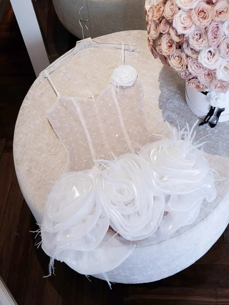 Vestidos de fiesta cortos rosas con tirantes finos, elegantes y cortos, para cóctel, de noche, para 16 cumpleaños, DH2780