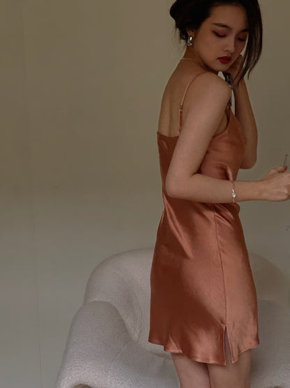 Simple Sheath Spaghetti Straps Satin Mini Short Formal 8th Grade Homecoming Dresses Summer Middle School Hoco Dress Homecoming Outfits DH1089