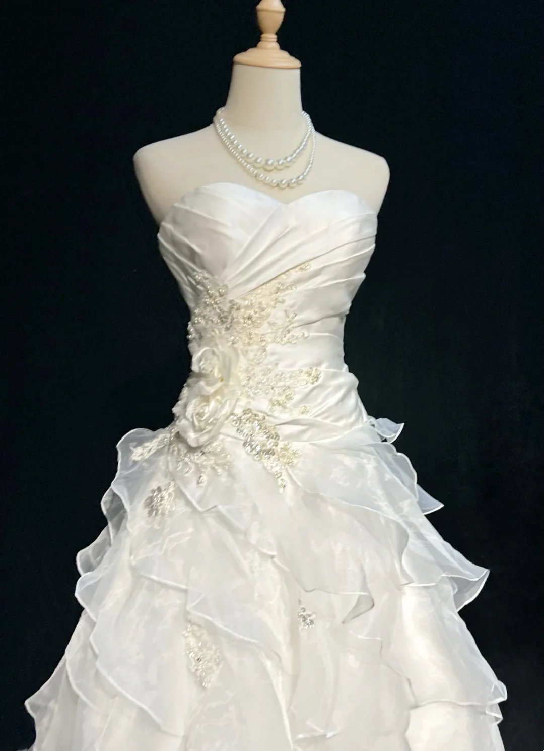 Vestido de novia único, vestido de baile, sin tirantes, de encaje, sin mangas, blanco, años 50, vestidos de novia modestos, DH1105