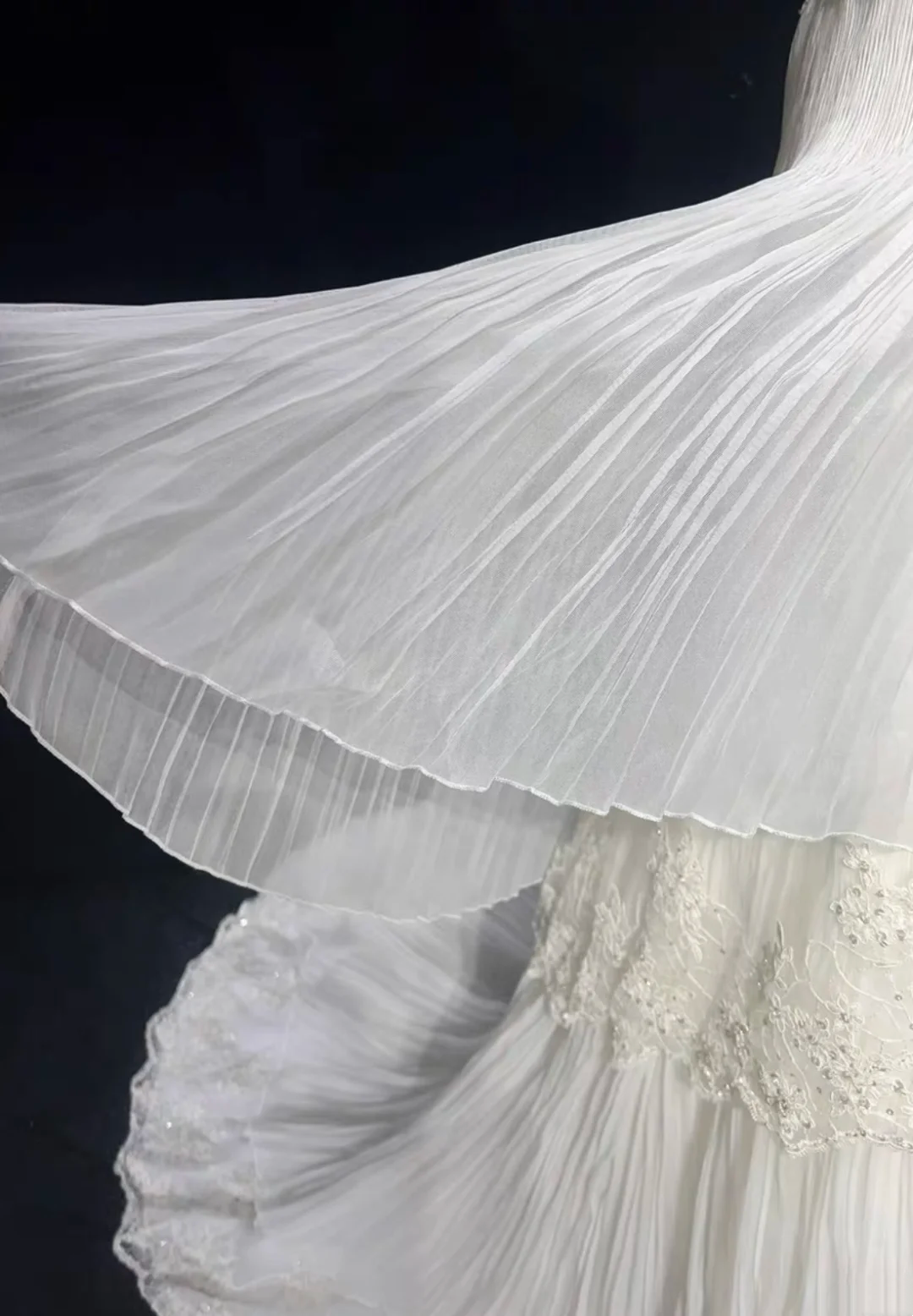Vestido de novia único, corte A, tirantes finos, encaje, tul, sin mangas, blanco, años 50, vestidos de novia modestos, DH1116