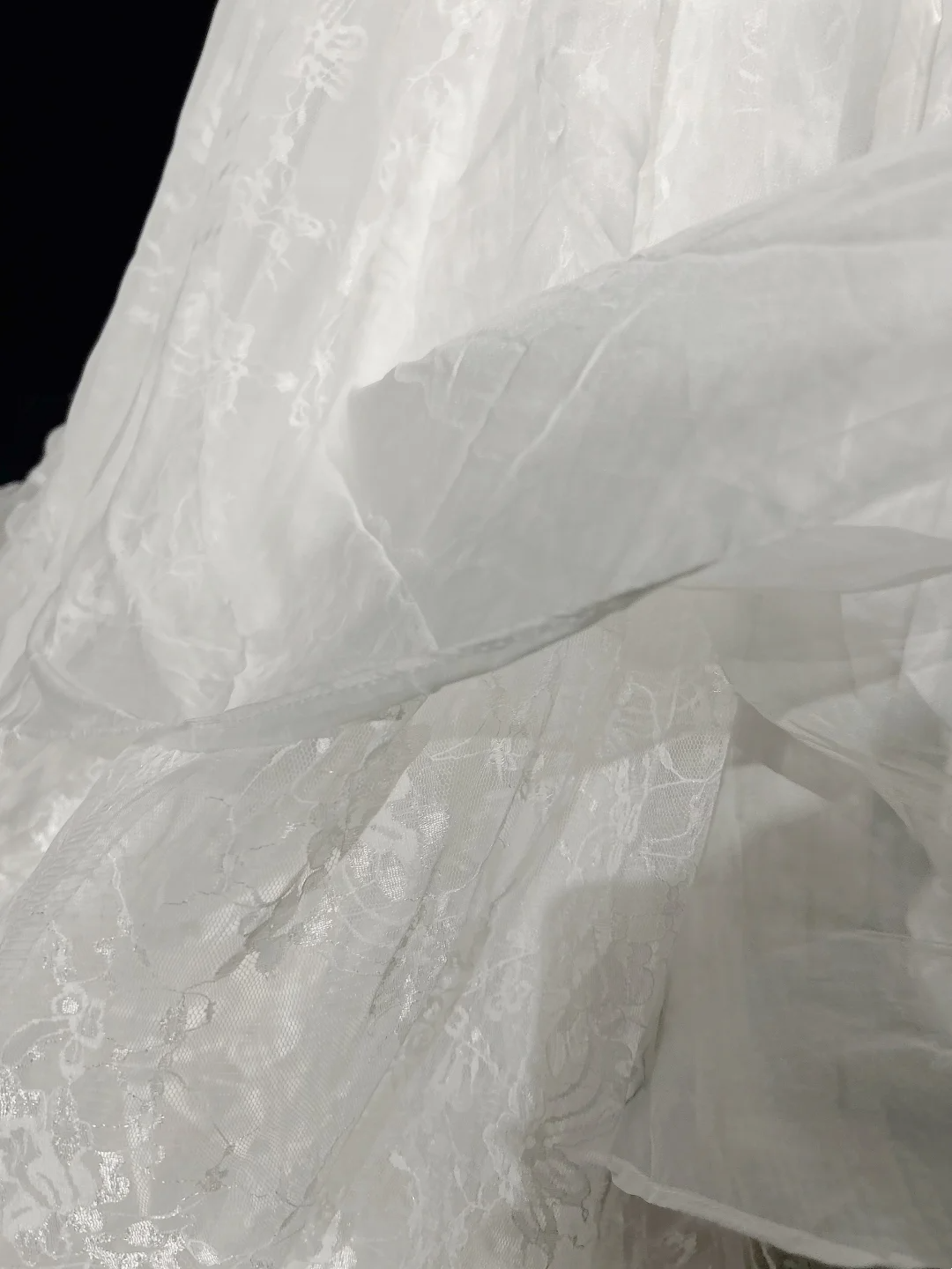 Vestido de novia vintage de los años 60, corte A, escote en V, mangas cortas, encaje, cuentas, largo, blanco, años 90, elegante, DH1118