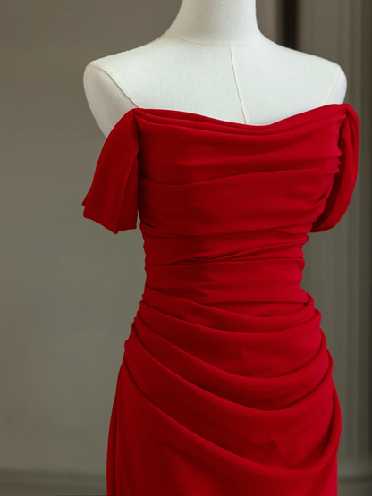 Vestido de novia modesto, con hombros descubiertos y mangas cortas de tul, elegante, DH1134
