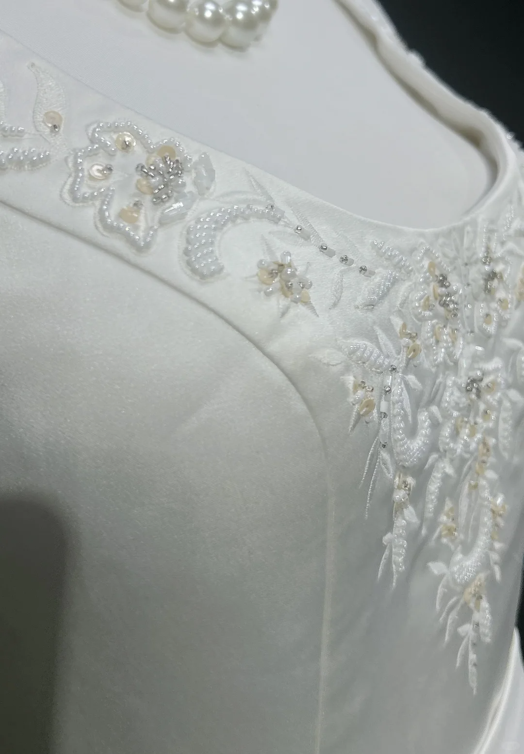 Vestido de novia único, vestido de fiesta, escote cuadrado, largo, blanco, de satén, años 70, vestidos de novia vintage DH1146