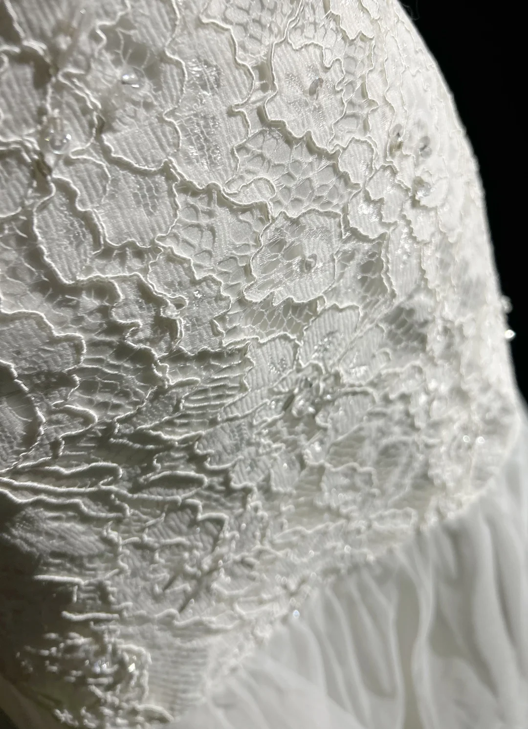 Vestido de novia clásico y elegante, corte sirena, mangas cortas, encaje blanco, años 80, estilo vintage, DH1153