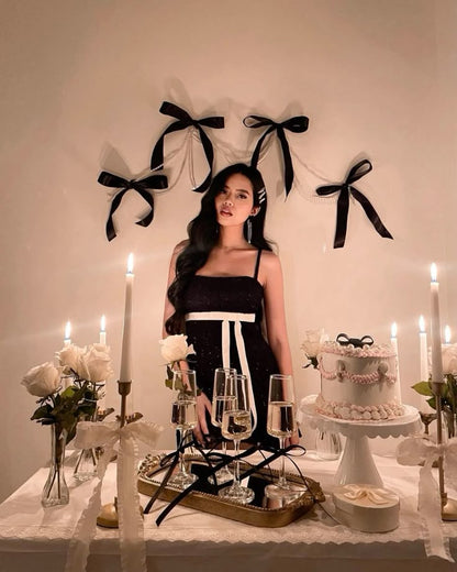 Vestido negro corto con lentejuelas, estilo vaina, para fiesta de 8.º grado, de verano, para escuela secundaria, para 18.º cumpleaños, DH1210