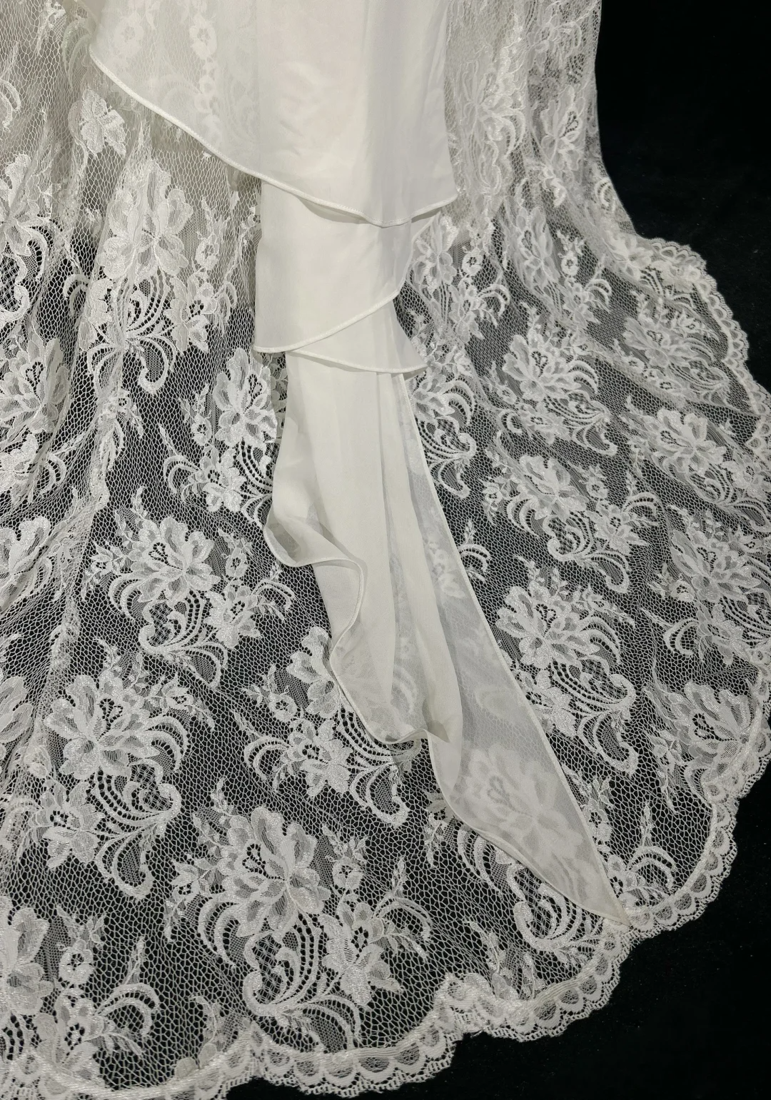 Vestido de novia único de corte sirena, de un solo hombro, de gasa blanca, con encaje y cuentas, estilo años 90, estilo vintage, DH1264