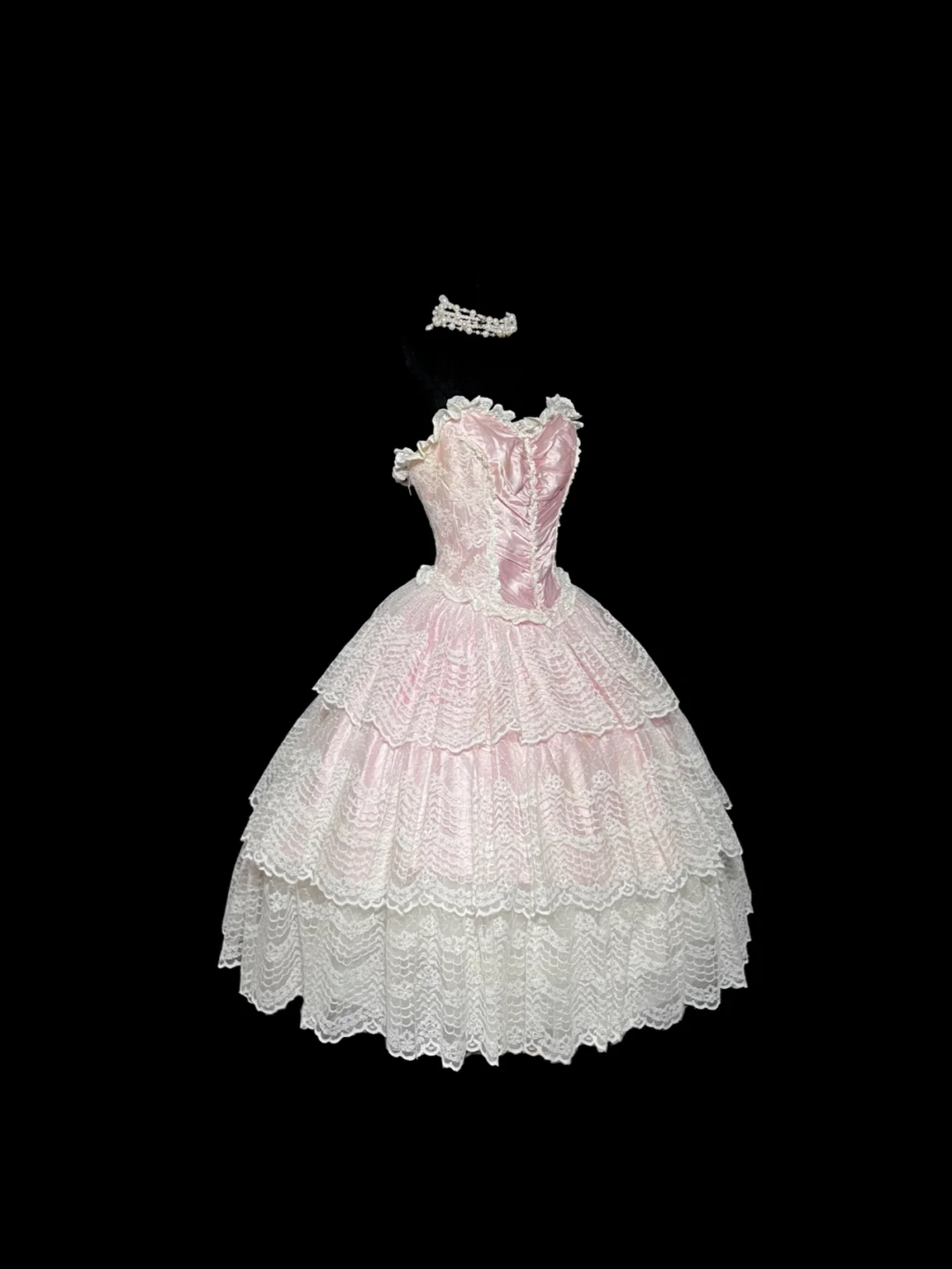 Vestido de fiesta corto rosa con escote corazón y encaje, ideal para el 7.º grado, para la escuela secundaria, DH1322