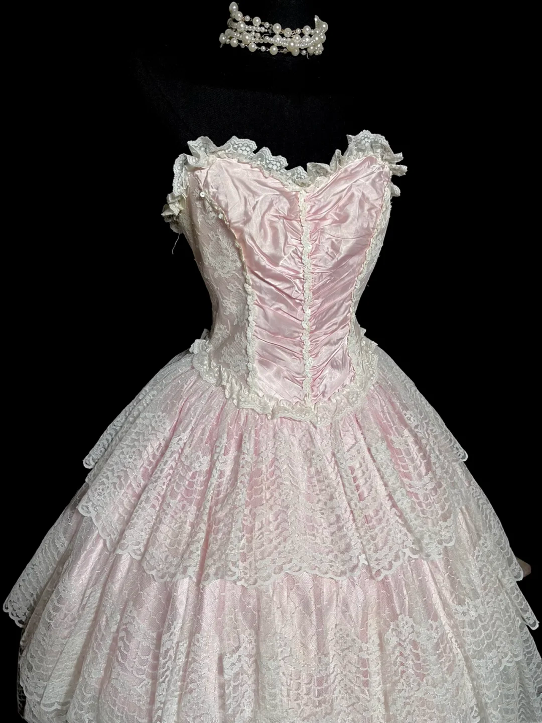 Vestido de fiesta corto rosa con escote corazón y encaje, ideal para el 7.º grado, para la escuela secundaria, DH1322