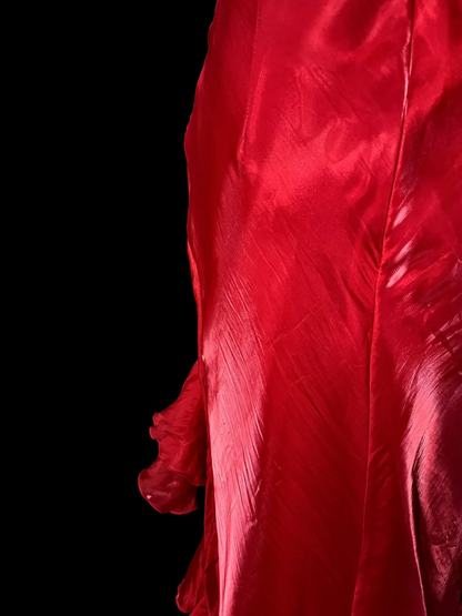 Elegante vestido de fiesta largo de satén rojo con cuello halter, para verano, para celebrar 20 cumpleaños y 18 años, DH1325