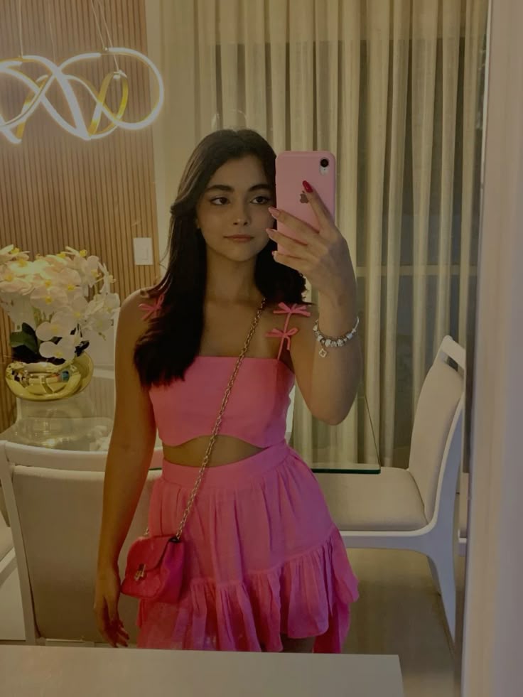 Vestidos de fiesta cortos de satén rosa con tirantes finos, corte A, para octavo grado, de verano, para escuela secundaria, DH143