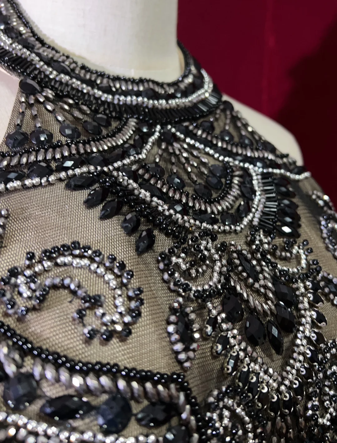 Vestido de fiesta corto de tul negro con cuello alto, minivestido formal para séptimo grado, para graduación, cóctel y cumpleaños, DH1432