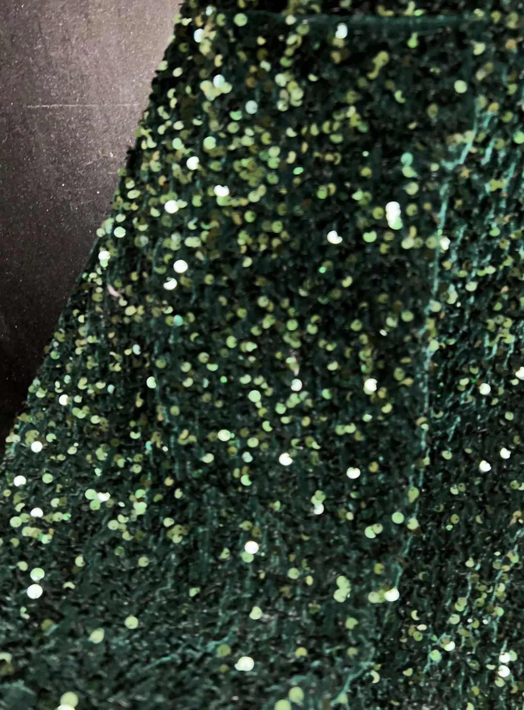 Vestido de fiesta corto con escote corazón y lentejuelas verde oscuro, estilo mini, formal, para octavo grado, para escuela secundaria, para cóctel, DH1457