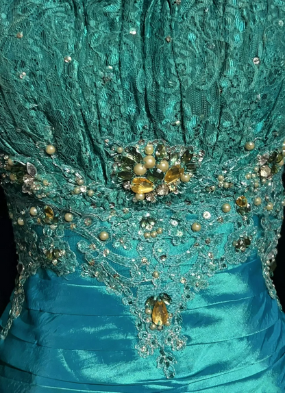 Vestido de cóctel vintage de satén azul, sin tirantes, hasta la rodilla, para octavo grado, para escuela secundaria, Hoco Outfits DH1461