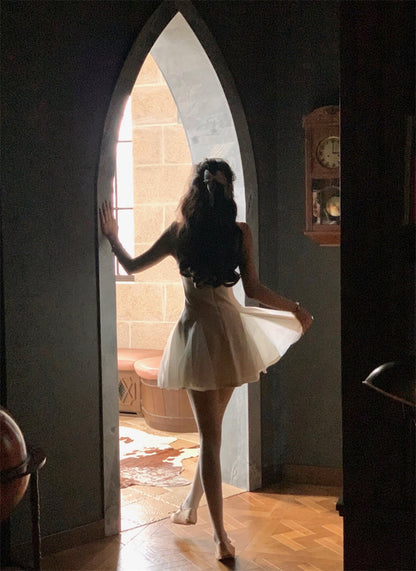Cute A Line Square White Grad Dress Inspo Short Mini Formal 8th Grade Homecoming Dresses High School Hoco Court Dress Graduation Dress Hoco Outfits DH1897