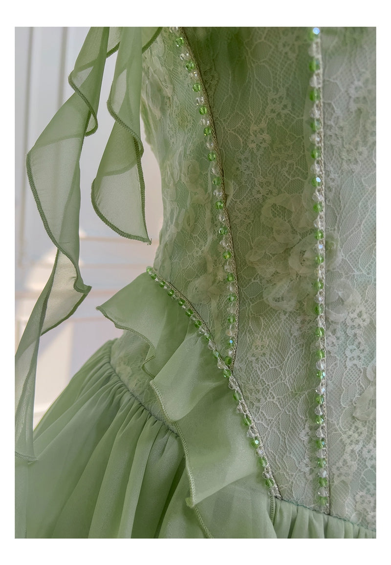 Cute A Line Spaghetti Straps Sage Green Chiffon Grad Dress Inspo Short Mini Formal 8th Grade Homecoming Dresses High School Hoco Court Dress Graduation Dress Hoco Outfits DH1901