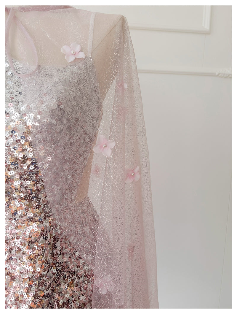 Cute A Line Spaghetti Straps Pink Sequin Grad Dress Inspo Formal 8th Grade Homecoming Dresses High School Hoco Court Dress Graduation Dress Hoco Outfits DH1908