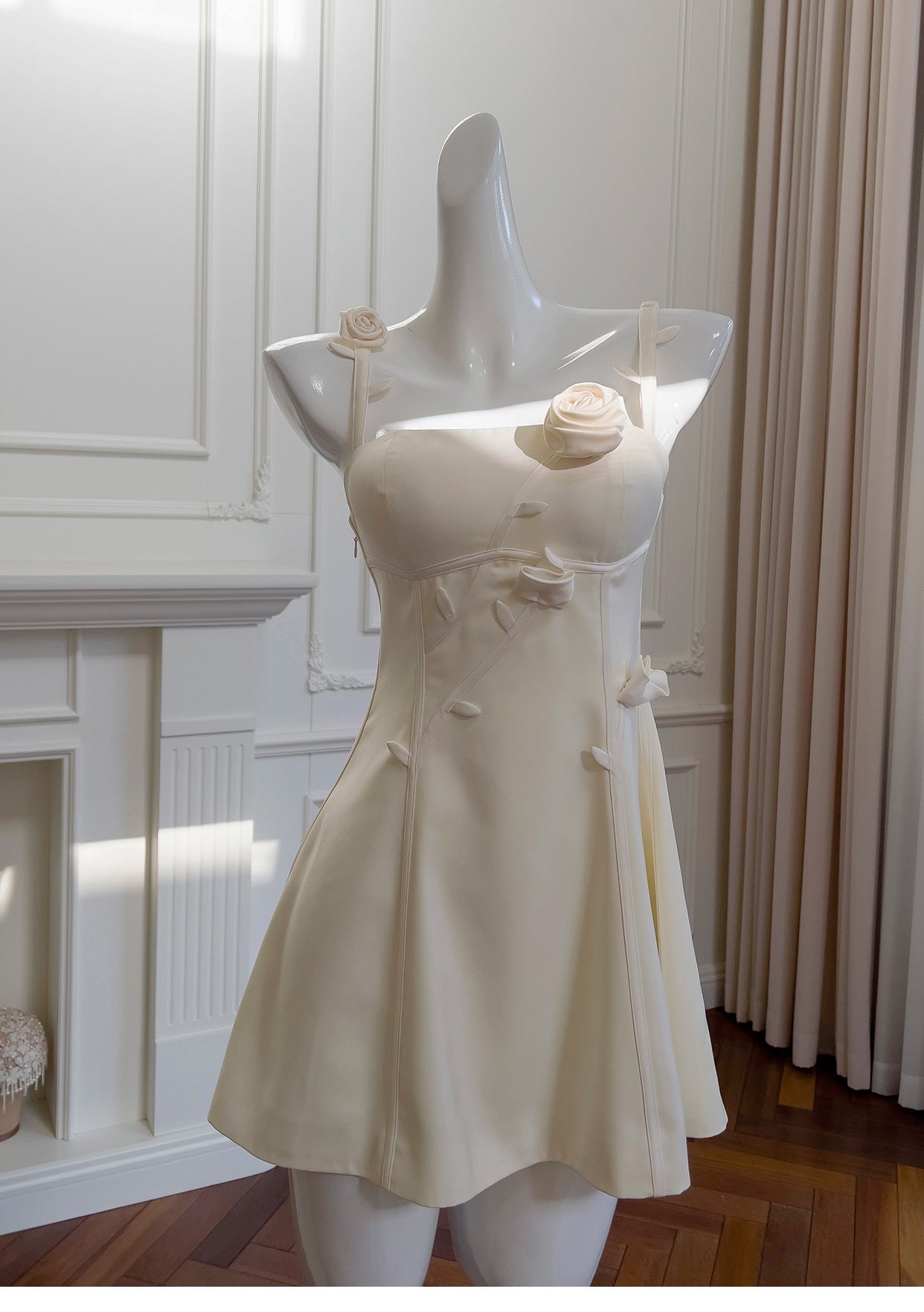 Cute A Line Spaghetti Straps Satin Formal 8th Grade Homecoming Dresses Middle School Short Cocktail Gowns Graduation Dress Hoco Outfits DH1992