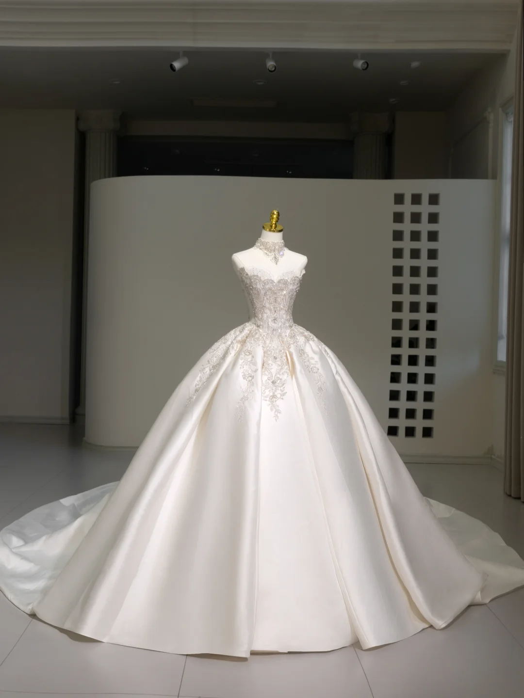 Vestido de novia romántico, vestido de novia, vestido de fiesta, vestido de novia sin tirantes, apliques de encaje blanco, vestidos de novia modestos, DH2040