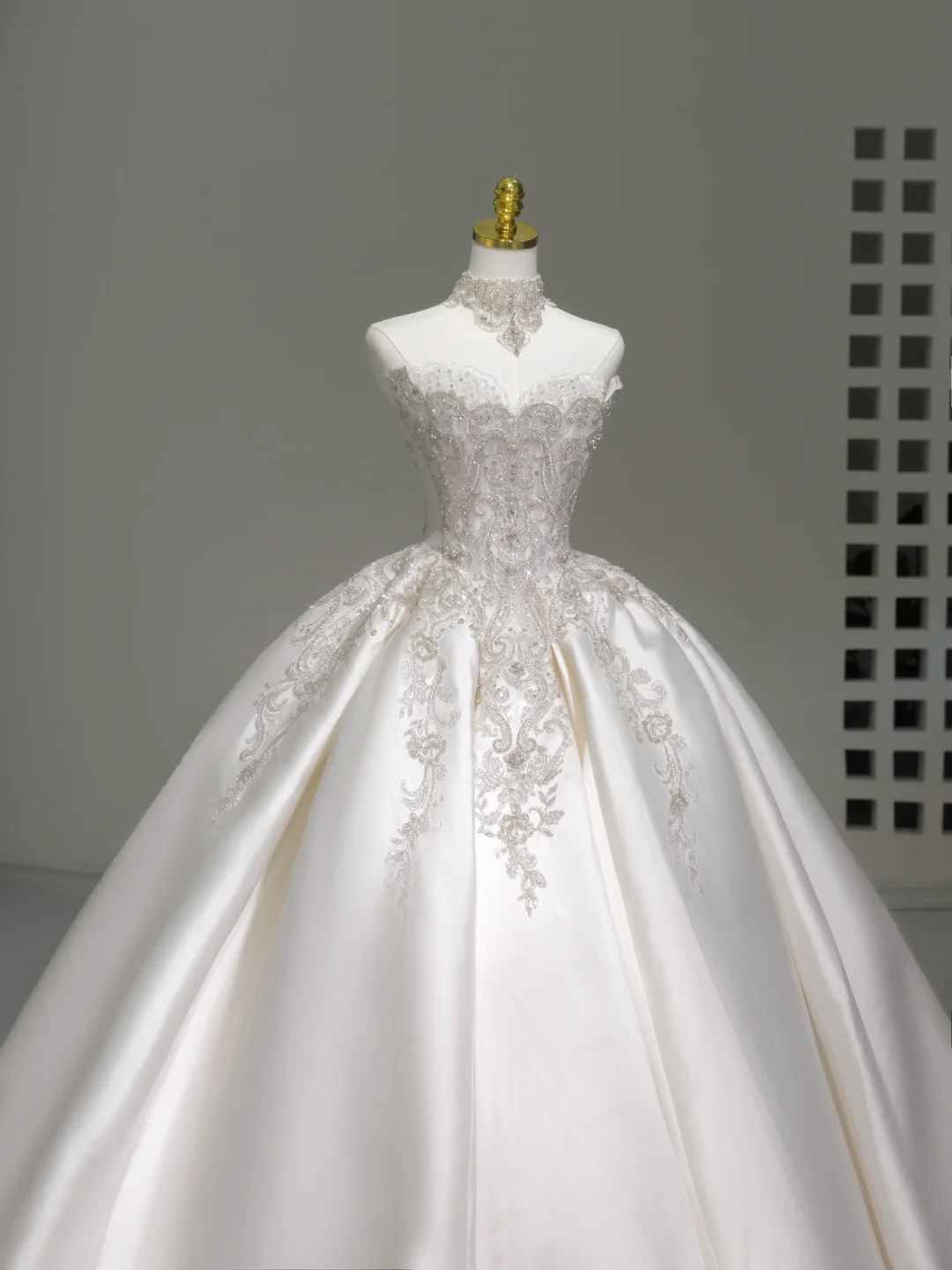 Vestido de novia romántico, vestido de novia, vestido de fiesta, vestido de novia sin tirantes, apliques de encaje blanco, vestidos de novia modestos, DH2040