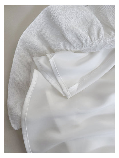 Modest A Line Spaghetti Straps White Satin Formal 8th Grade Homecoming Dresses Middle School Short Birthday Gowns Graduation Dress Hoco Outfits DH2107