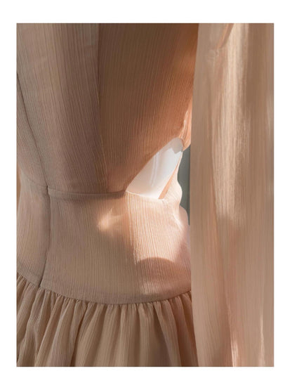 Simple A line V Neck Chiffon Mini Short Formal Cocktail Dress Homecoming Dresses Summer Middle School Hoco Dress Homecoming Outfits Birthday Outfit DH2179