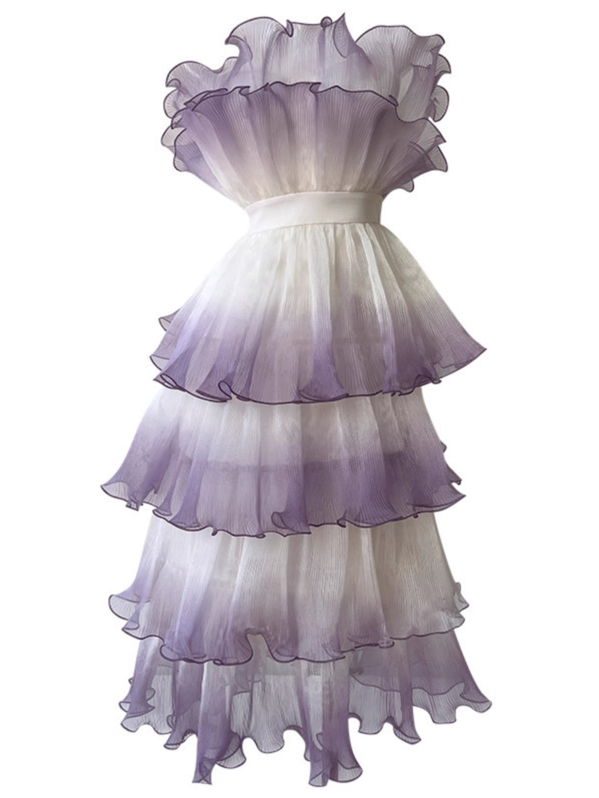 Vestido de fiesta modesto sin tirantes, color uva degradado, vestido formal de regreso a casa, vestido corto para estudiantes de secundaria, vestido de graduación para cumpleaños número 21, vestidos de cóctel DH2180