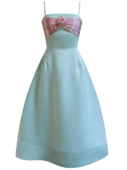 Vestido formal de satén con tirantes finos, corte A, para regreso a casa, para estudiantes de secundaria, para 20.º cumpleaños, graduación, cóctel, DH2183