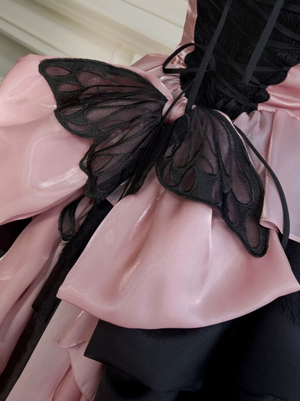 Vestido de fiesta corto de cóctel, formal, con cuello alto y espalda de corsé negro, para regreso a casa, de verano, para escuela secundaria, para el 16.º cumpleaños, DH2192