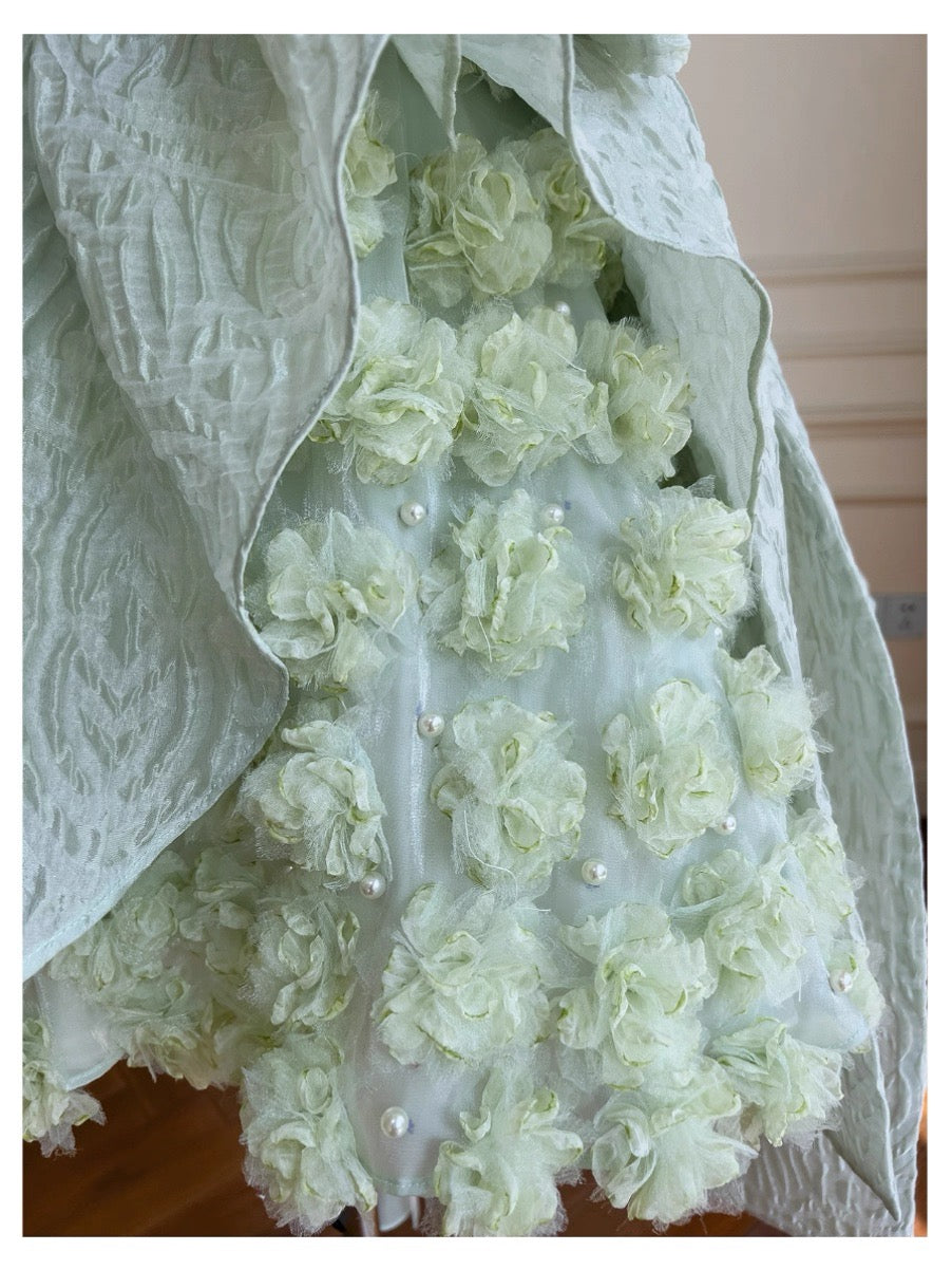 Lindo vestido de fiesta de satén verde menta, corto y formal, para regreso a casa, para estudiantes de secundaria, para cumpleaños número 20, para graduación, para cóctel, DH2200
