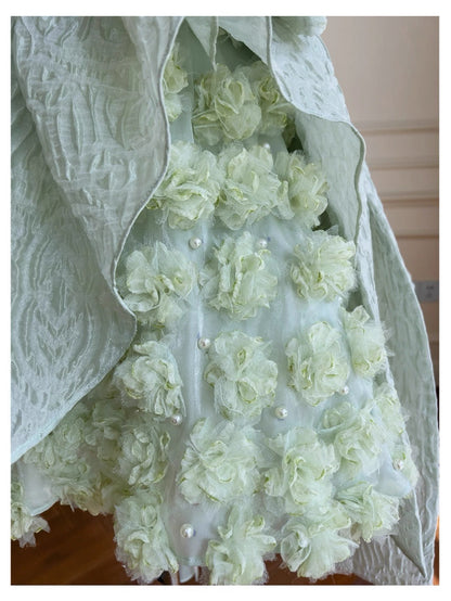 Lindo vestido de fiesta de satén verde menta, corto y formal, para regreso a casa, para estudiantes de secundaria, para cumpleaños número 20, para graduación, para cóctel, DH2200