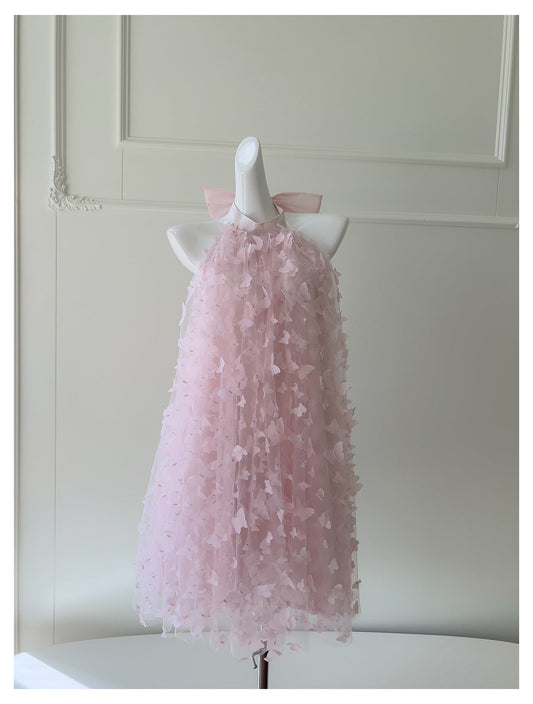 Hermosos vestidos de fiesta de graduación con cuello alto, encaje rosa, corte A, para estudiantes de secundaria, cortos, para cumpleaños número 21, vestidos de graduación, mini vestidos de cóctel DH2307