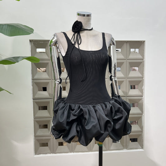 Vestido de fiesta formal corto, ajustado, con escote cuadrado y corte modesto para estudiantes de secundaria, ideal para cumpleaños número 18, vestido de graduación y cóctel DH2467