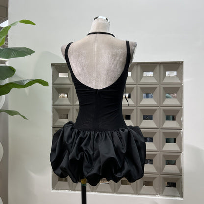 Vestido de fiesta formal corto, ajustado, con escote cuadrado y corte modesto para estudiantes de secundaria, ideal para cumpleaños número 18, vestido de graduación y cóctel DH2467