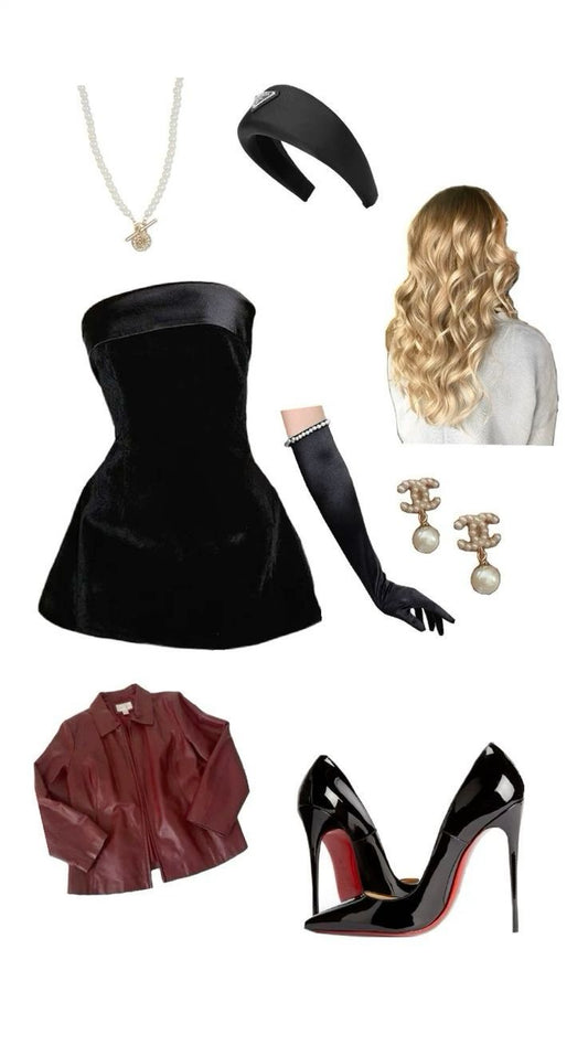 Hermoso vestido negro corto sin tirantes, corte A, para fiesta de bienvenida, para cumpleaños número 18, vestido de graduación, minivestido corto DH2513