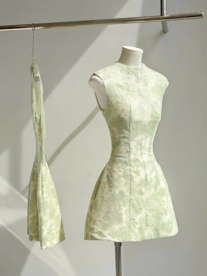 Vestido corto blanco de encaje con escote en A, sencillo, minivestido formal para octavo grado, vestido de cóctel para secundaria, Hoco Outfits DH2634