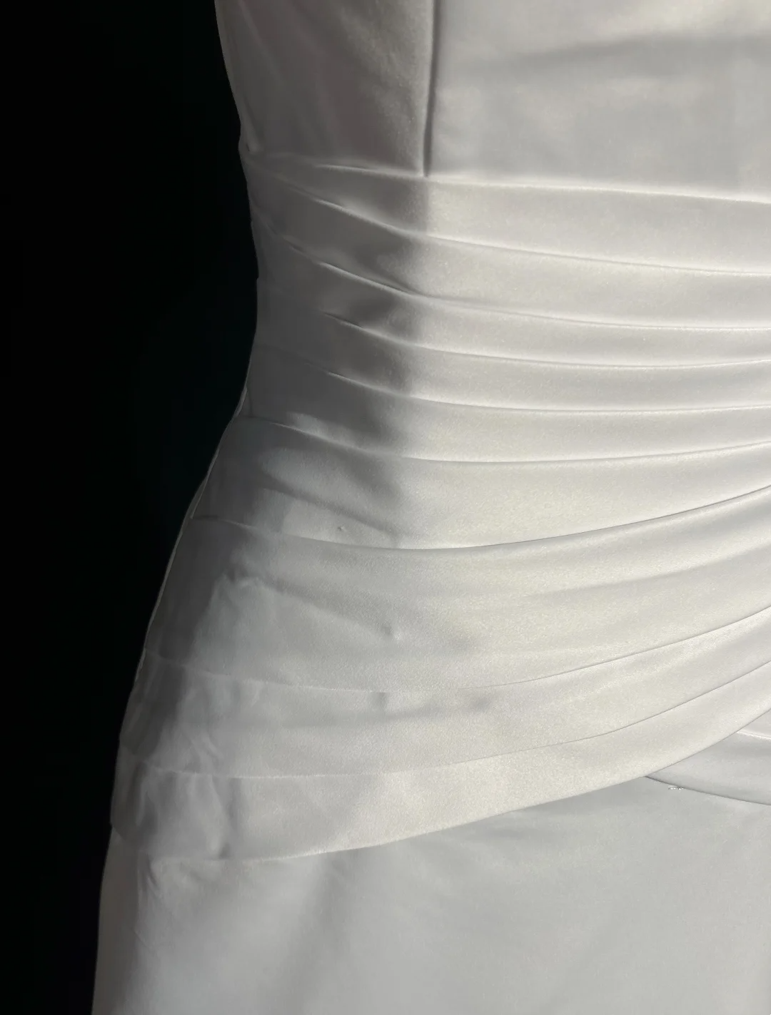 Vestido de novia vintage, corte A, escote en V, cuentas blancas, satén, largo, estilo retro, modesto, DH2653