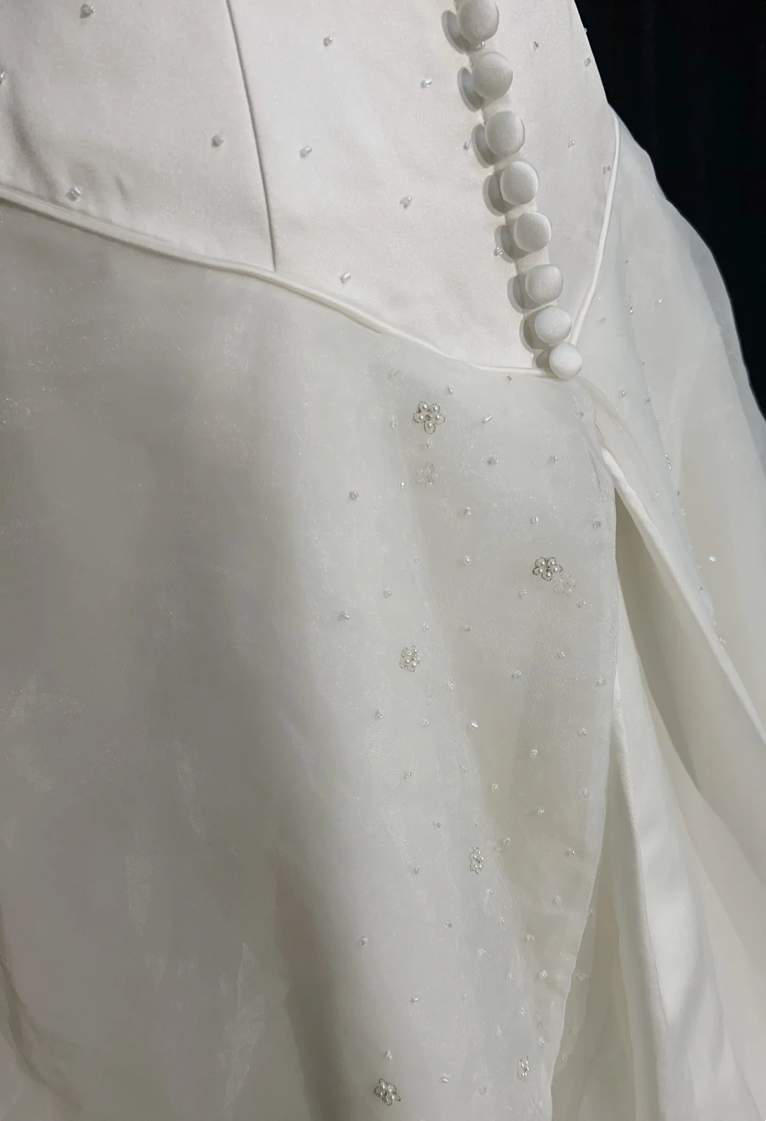Vestido de novia princesa, corte A, escote corazón, satén, cuentas blancas, largo, estilo retro, modesto, DH2664